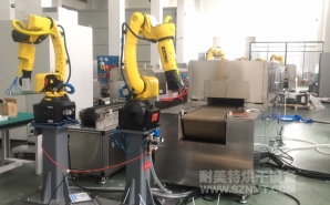 NMT-ZP-108 疫苗玻璃瓶小型預(yù)熱加固化自動裝配線(蘇州?？松?